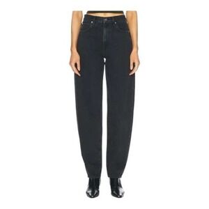 Frame Jeans Womens 25 Black The Narrow Barrel Denim Death Valley Wash